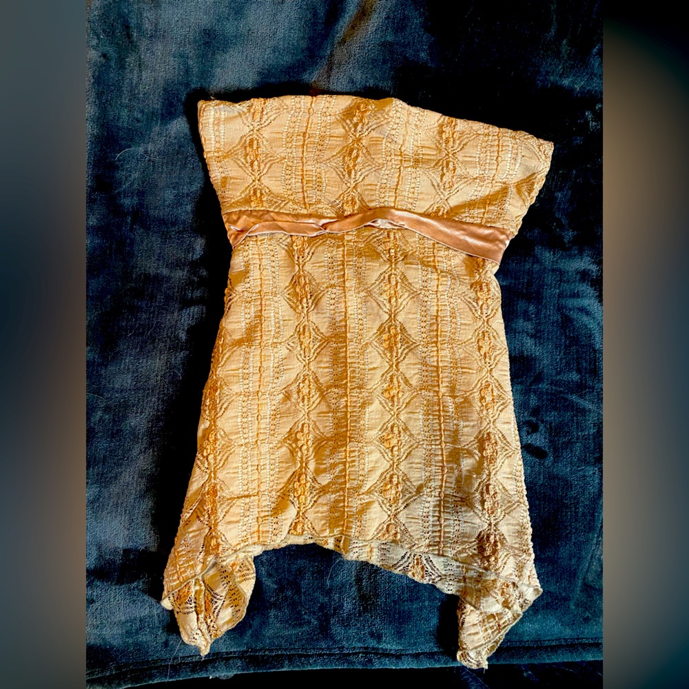 Beautiful strapless dress top